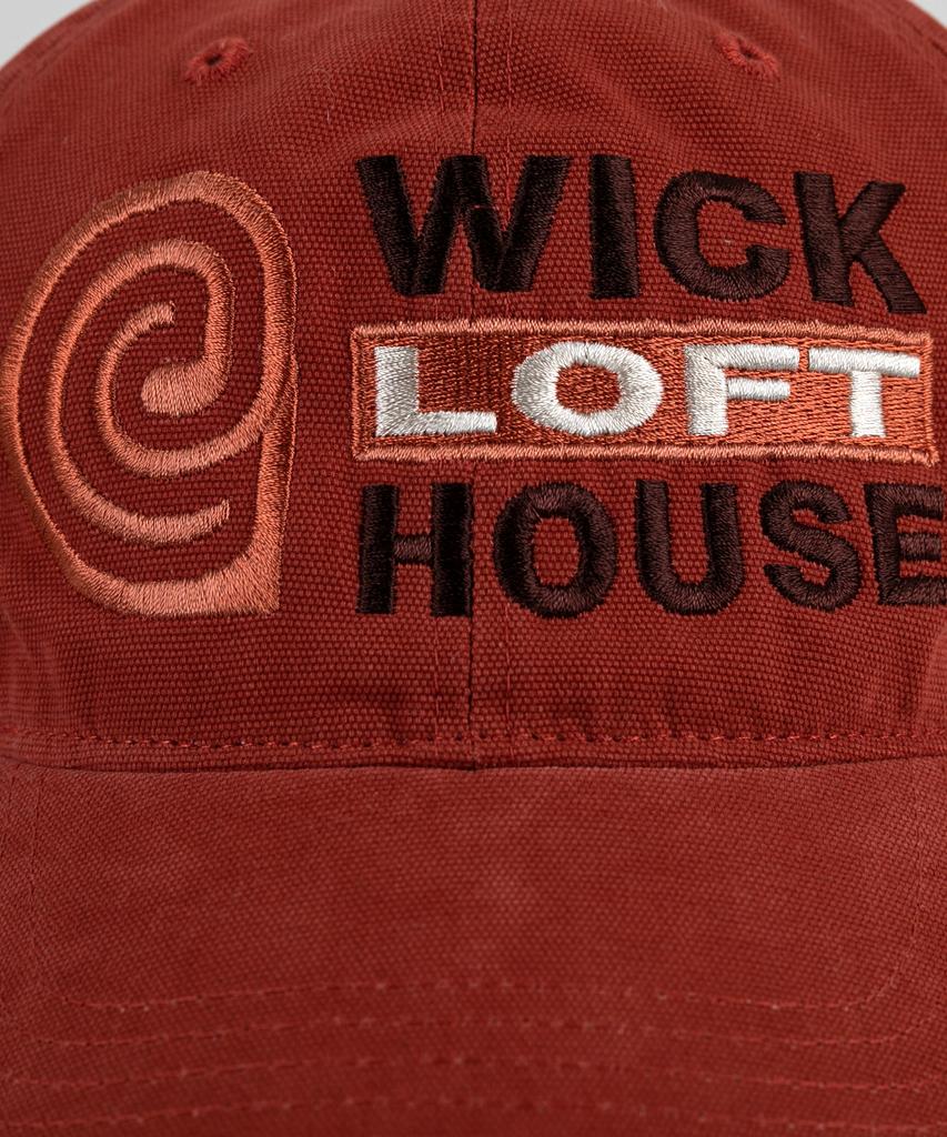 Wig E Loft House Canvas Ball Cap-Brick