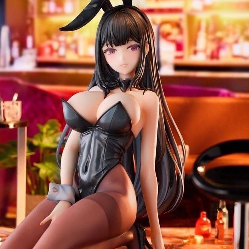 18cm Anime figurka Sexy Bunny Girl PVC Akční figurka Sběratelská panenka v kleče Ozdoba Model Hračka