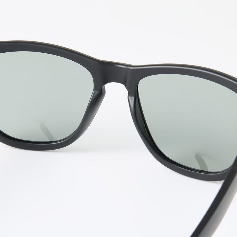 Used DAIWA Polarized Sunglasses Fishing Men's Triacetate DN-8016 Wellington UV Cut Sports Frame Matte Black Lens Gray Blue Mirror Gray