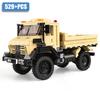 Techniczny Miejski Pojazd Terenowy Ciężarówka do Transportu Jeepów Samochód ATV Model Klocki MOC Monster Trucks Cegły Zabawki Dla Dzieci