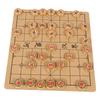 Chinese Chess Set Xiangqi Game Traditional Aluminium Golden Comfortable Touch with Storage Case Board Game for Collection
