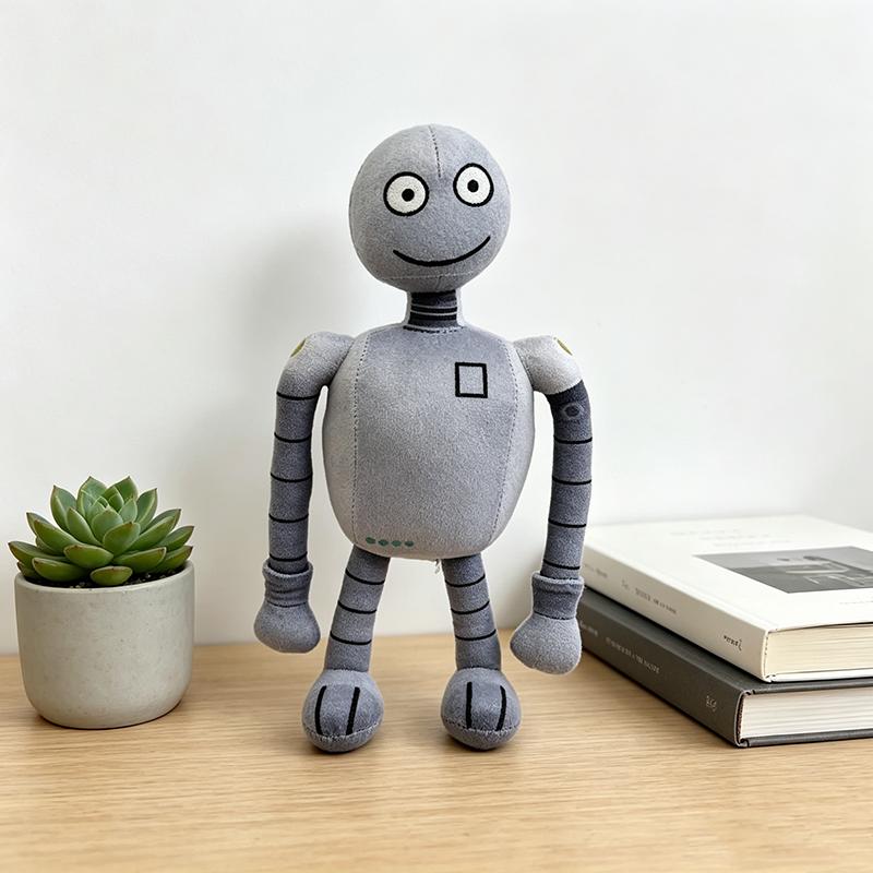 Robot Dreams Plush Doll Cartoon Movie Robot Character Soft Stuffed Toy Figure Gift For Animation Fans Kids Bedroom Decor Birthday Collectible Present