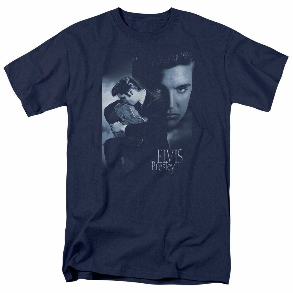 

26 Elvis Presley Reverent T Shirt Mens Licensed The King Tee Navy Unisex T-Shirt XL