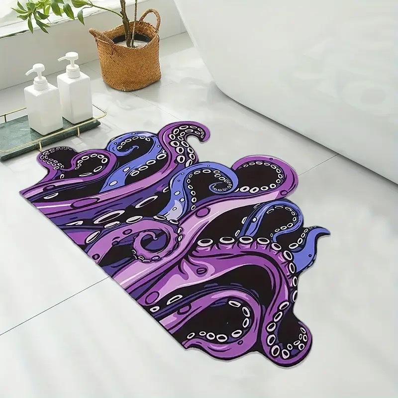 

Cartoon Octopus Tentacles, Diatom Mud Floor Mat, Easy To Take Care Of At Home, Bathroom, Bathroom, Water-Absorbing Non-Slip Floor Mat 40*120cm
