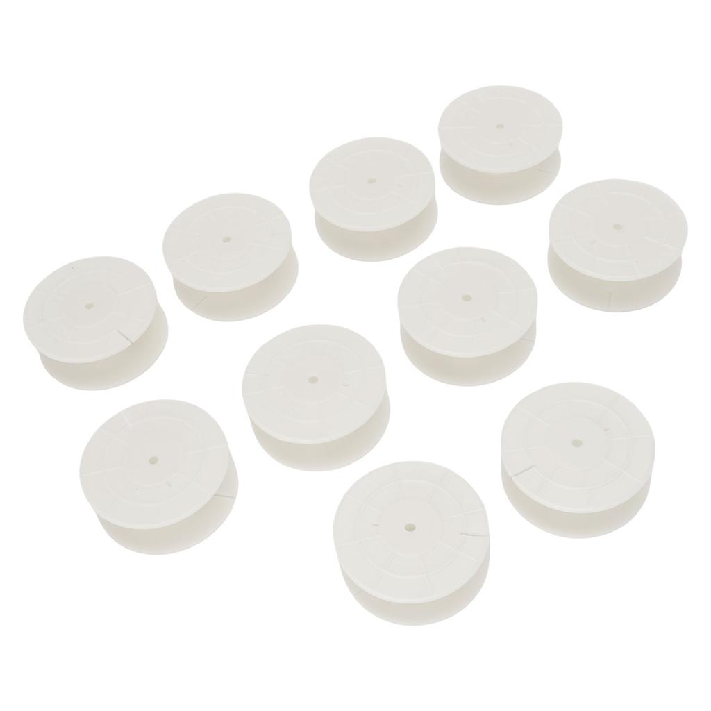 10PCS Empty Cord Spools Audible Winding Reel Coil Storage Organizer for Speaker Cables Inductor Coils 80mm Diameter