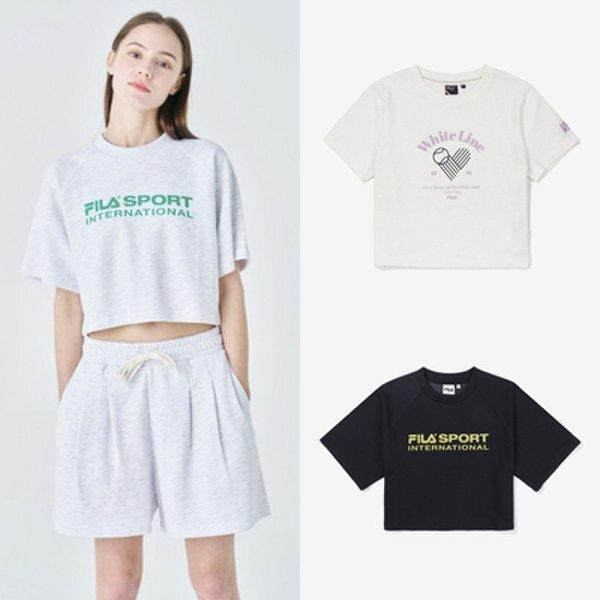 Fila Women S Crop ShorT Sleeve T ShirT fS2rSf2153f