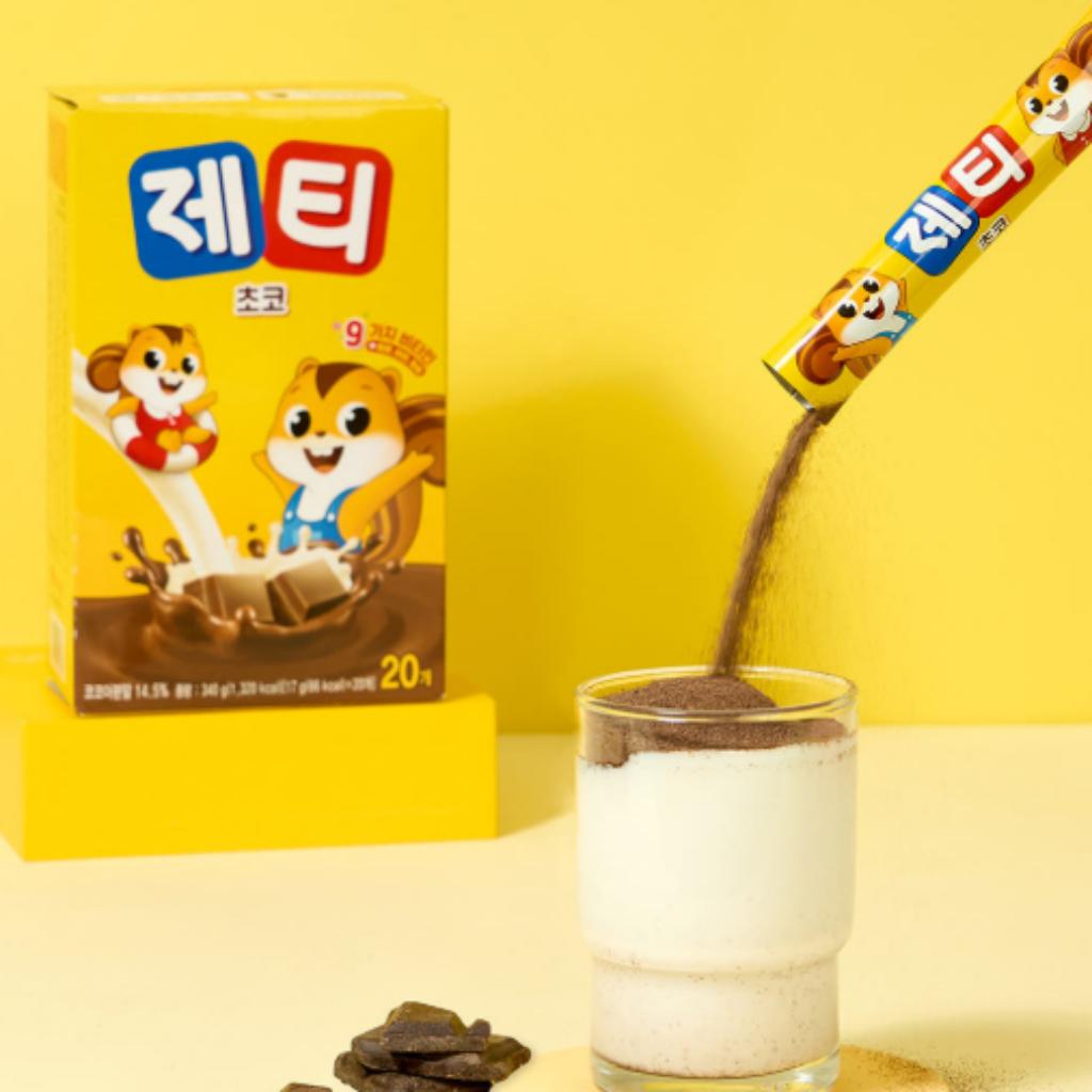 Jetty Choco/Cookie&Choco/Strawberry Powder 340g(17gx20P) Choco