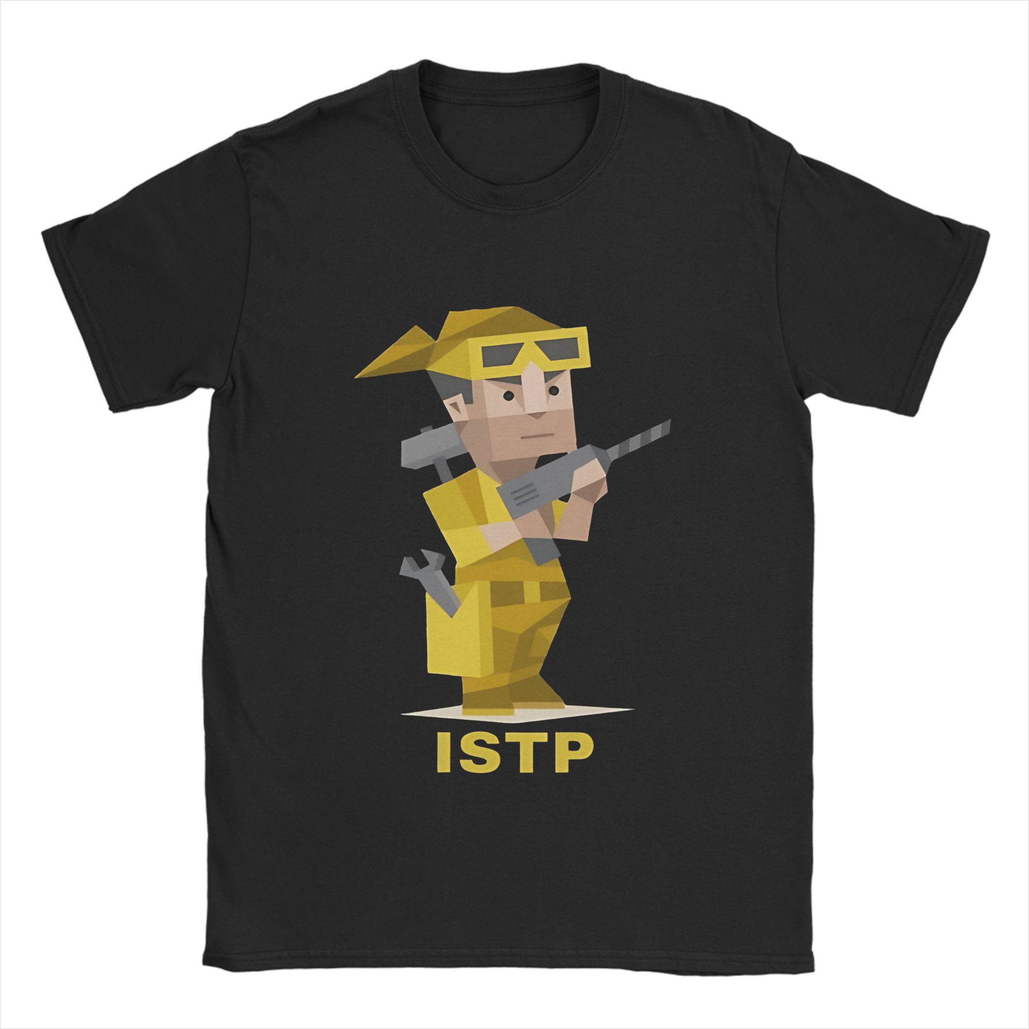 

ISTP MBTI Men T Shirts Novelty Tee Shirt Short Sleeve O Neck T-Shirt 100% Cotton Printing Clothing 5XL різнокольоровий