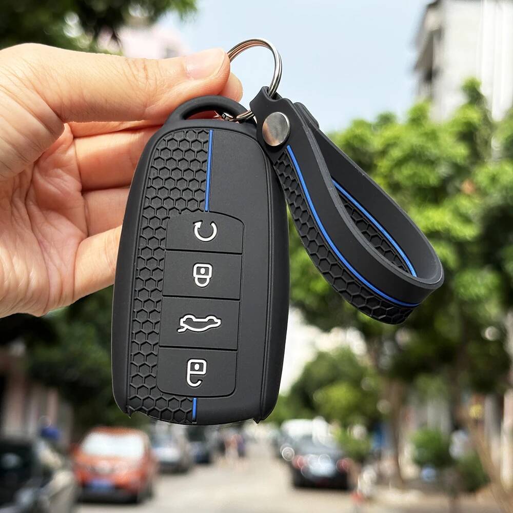 Soft Keychain Fob Case For Chery Jaecoo J7 J8 7 Phev Tigo 8 Pro Max Omoda C5 Holder Key Case Cover Accessories