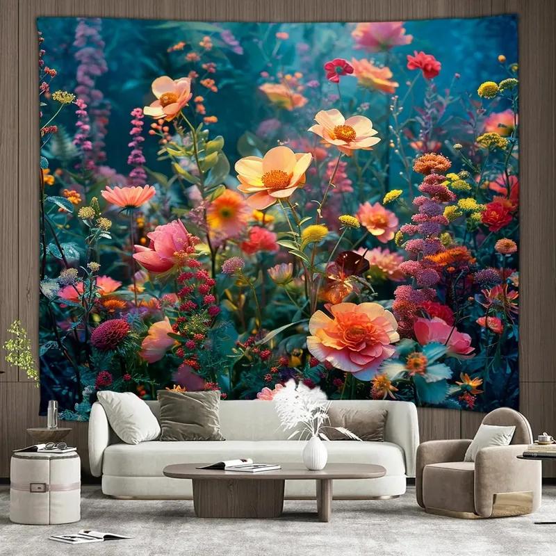 

Гарний гобелен для саду на відкритому повітрі. Офіс, вітальня. Гобелен для домашньої стіни 100x75cm