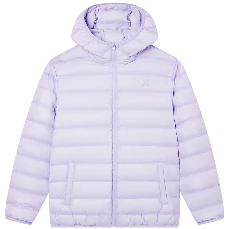 XTEP Kids Unisex Lightweight Hooded Down Jacket 130