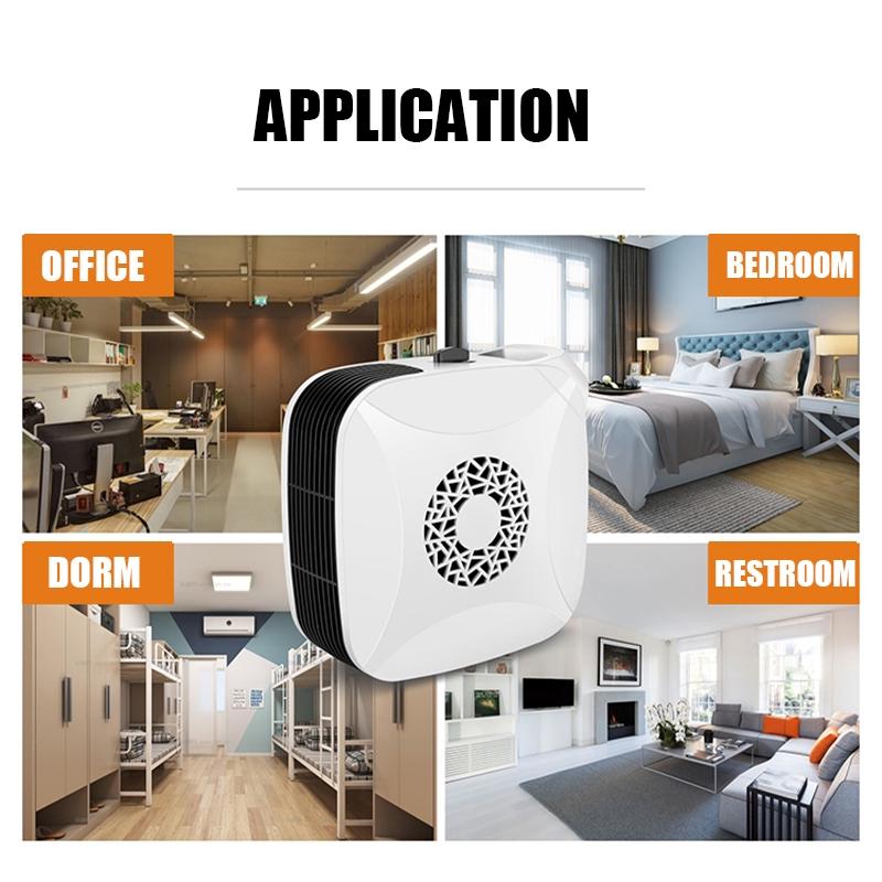 700W Portable Heater Mini Personal Space Warmer Silent Home Office Indoor Heating Camping Any Place Adjustable Thermost