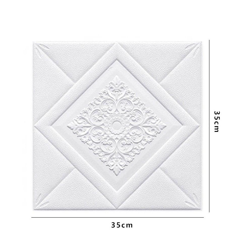 2PCS 3D Effect 3D Wall Stickers Waterproof Ceiling Background  Home Improvement