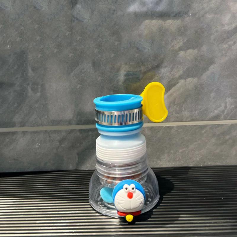 Spritzschutz-Küchenarmatur, Wasserfilter, universeller einziehbarer drehbarer Filter, Duschkopf für Wohnheim, Universal-Düse