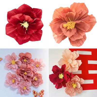 Einzigartige Atmosphäre schaffen DIY Papier Geburtstag Hintergrund Blume Handwerk Heimbedarf DIY handgemachte Blume