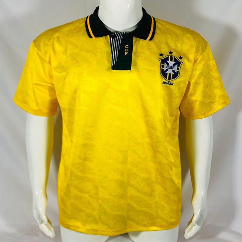 Retro Brazil National Team Soccer Jersey 1998 2002 Ronaldo 9 Vintage Football Shirt Unisex Adult Short Sleeve
