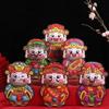 6pcs Traditional 2025 Snake Year Red Envelope Blessing God of Wealth Red Envelope  Wedding Birthday