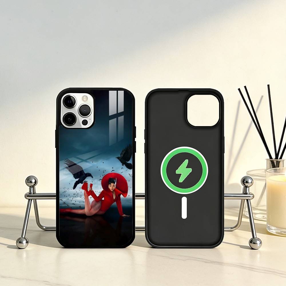

Cardi Singer B-B Rapper Phone Case For iPhone17,16,15,14,13,12,11 Plus,Pro Max Magnetic For Magsafe Wireless Charging iphone16e