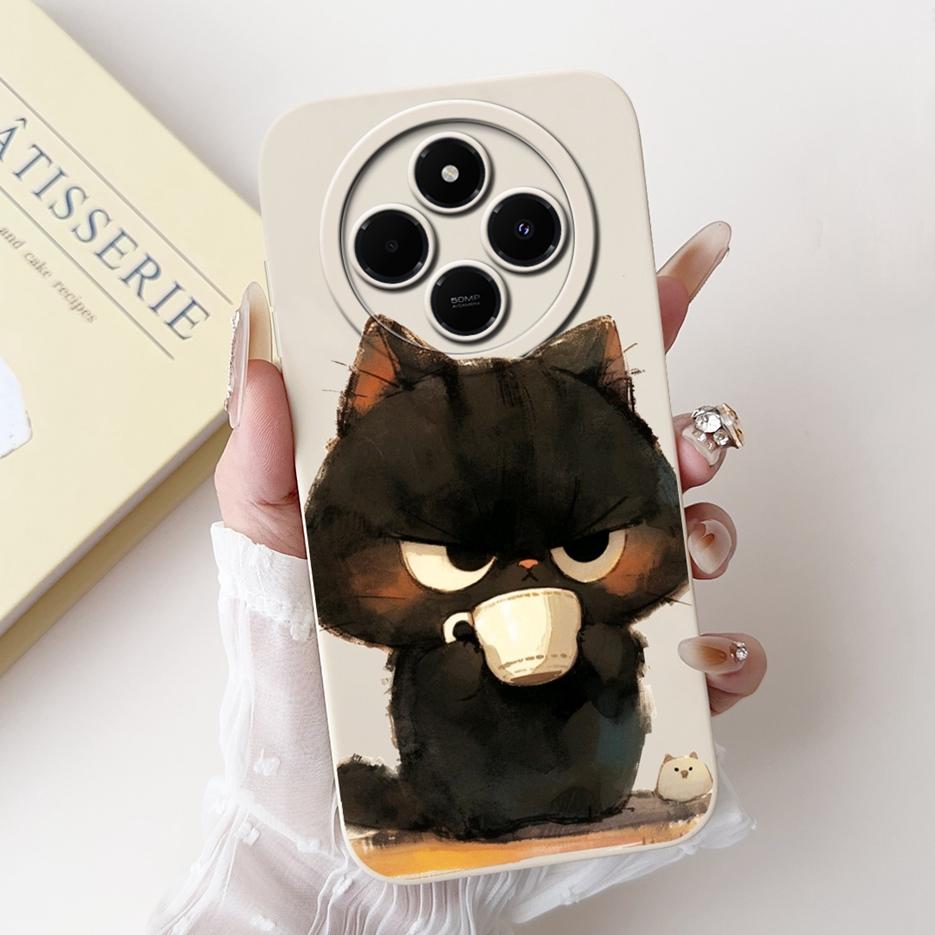 For Xiaomi Redmi 14C Case PocoC75 Cute Panda Cartoon Cover Soft TPU Phone Case For Xiaomi Poco C75 C 75 Redmi14C Back Cover Bags