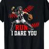 Softball Catcher Run I Dare You Design for GirlsunisexT Shirt vintage Washed Stylish Stretched Versatile homme Slightly