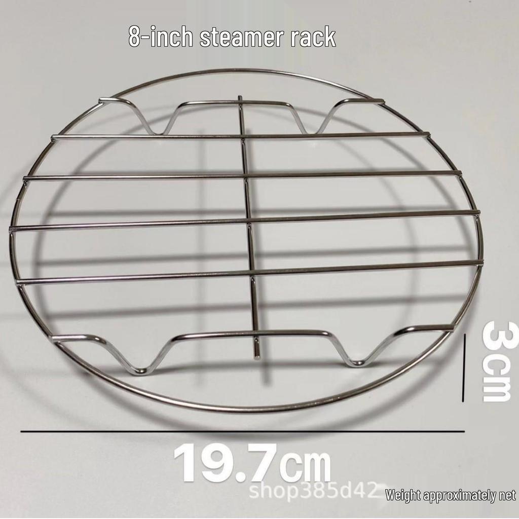 Stainless Steel Double-Layer Air Fryer Grill Rack with Skewers