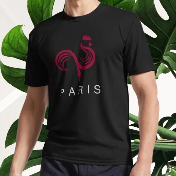New Paris Rooster Logo Active T-Shirt Logo T-Shirt Funny Size S to 5XL