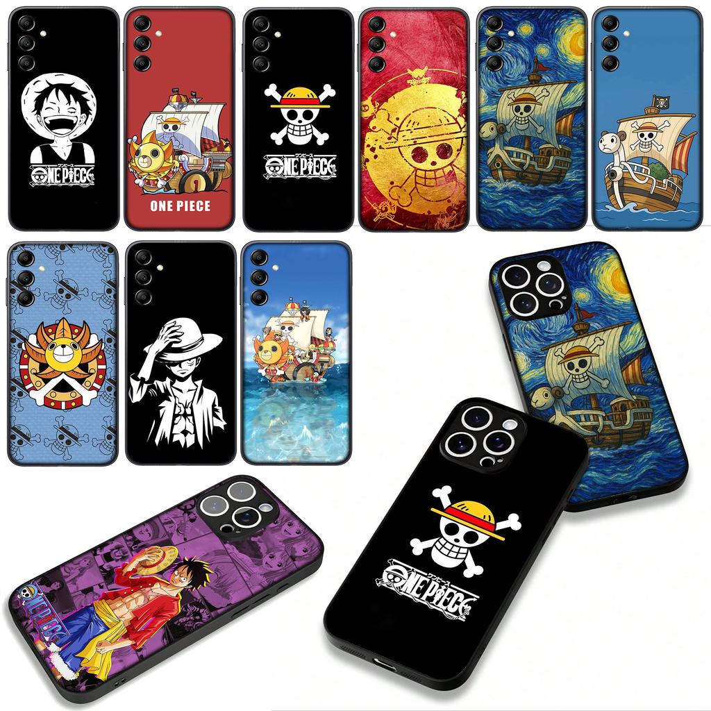 Cover for Apple iPhone 16 15 14 Plus 13 12 Mini 17 Pro Max + ProMax 16E Air Phone Case Going Merry  One Pieces Luffy