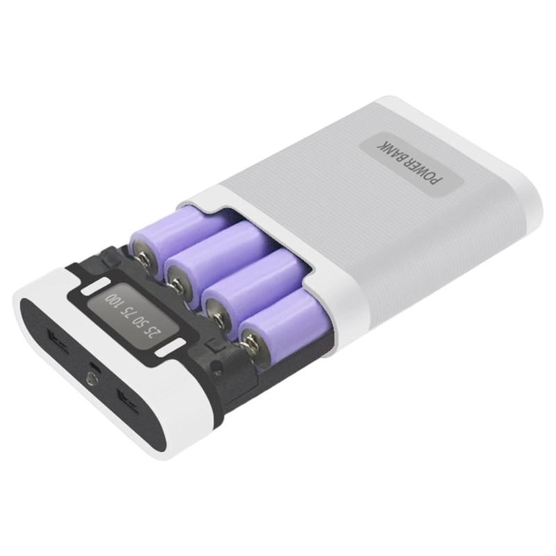 4 Slot 18650 Mobile Battery Removable Battery Compartment Not Welding Required Various Device Charging Solution