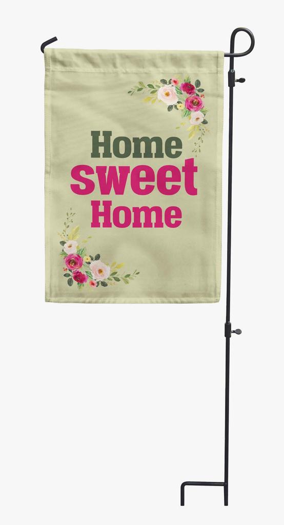 Printtoo Tan Home Sweet Home Garden Summer Camping  Flags  For Campers Double Sided Campsite  Flag  Outdoor