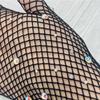 Rhinestones Long Gloves Performance Gloves Mesh Long Gloves With Rhinestones Fishnet Long Gloves Women Dance Gloves