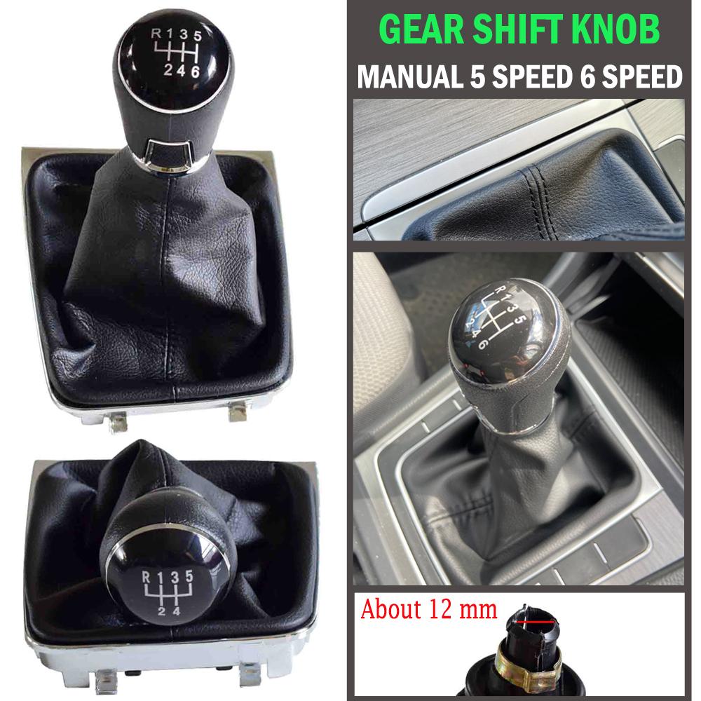 Manual 5 6 Speed Car Styling For Volkswagen VW Golf7 MK7 2013 2014 2015 2016 2017 Gear Shift Knob Shifter With Gaiter Boot