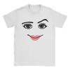 Novelty Funny Girl Robot Face Meme Tshirts For Unisex Unisex O Neck Pure Cotton T Shirts Short Sleeve Tees Plus Size Clothing