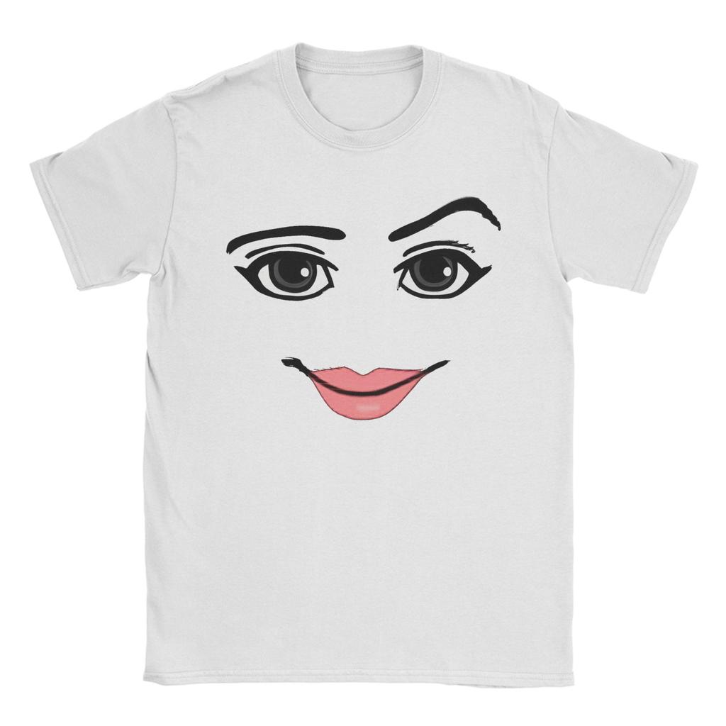 Novelty Funny Girl Robot Face Meme Tshirts For Unisex Unisex O Neck Pure Cotton T Shirts Short Sleeve Tees Plus Size Clothing