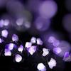 Natural Amethyst Decorative Lights Crystal String Lights Raws Stones  30 LEDs With Remote Control, Hanging  Reikis Ornaments
