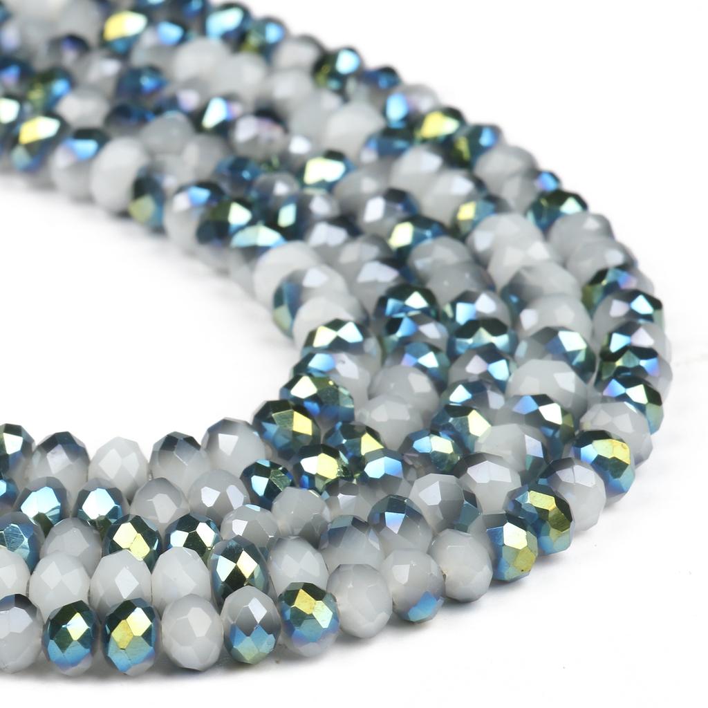 3 4 6 8mm Facettierte Rondelle Kristallglasperlen Österreich Kristall Abstandshalter Lose Perlen Für Schmuckherstellung DIY Armband Anhänger Zubehör