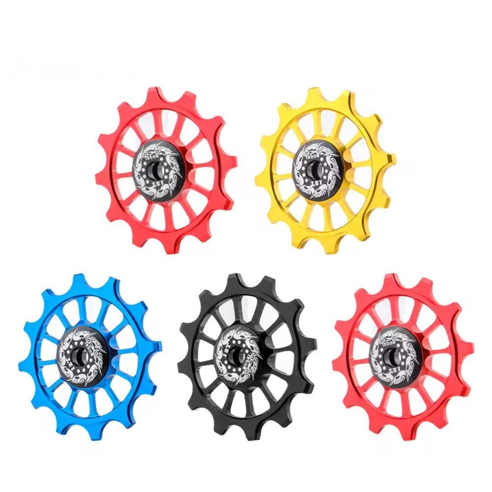 12T Bicycle Rear Derailleur Bearing Aluminum Alloy Positive Negative Tooth Bike Rear Derailleur Pully Ceramic Bearing