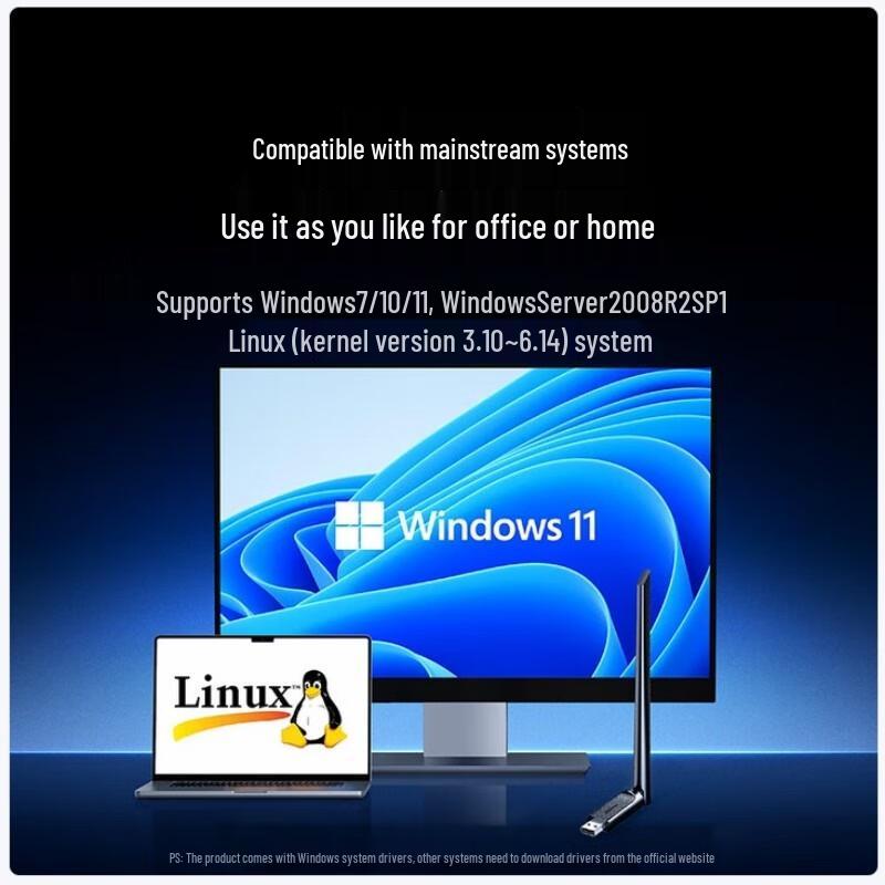 Ugreen USB WiFi 6 Dual-Band Adapter (CN Version)
