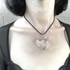 Einfache Ästhetische Halskette mit Liebesherz Mode Einfache Schlüsselbeinkette Frauen Mädchen Hochzeitsschmuck Party Geburtstagsgeschenk