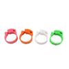 25/50 pcs chicken foot ring with adjustable inner diameter 2~2.4cm poultry digital ring duck and goose farm management supplies