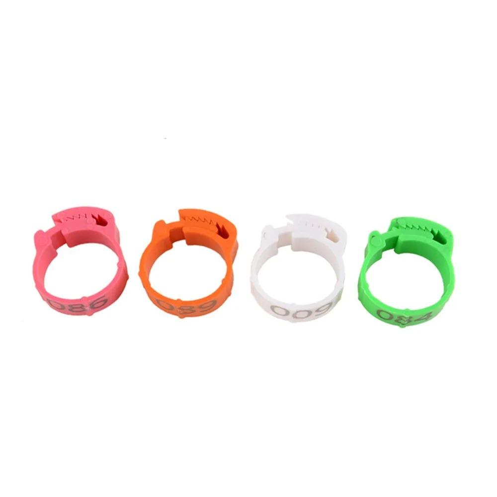 25/50 pcs chicken foot ring with adjustable inner diameter 2~2.4cm poultry digital ring duck and goose farm management supplies