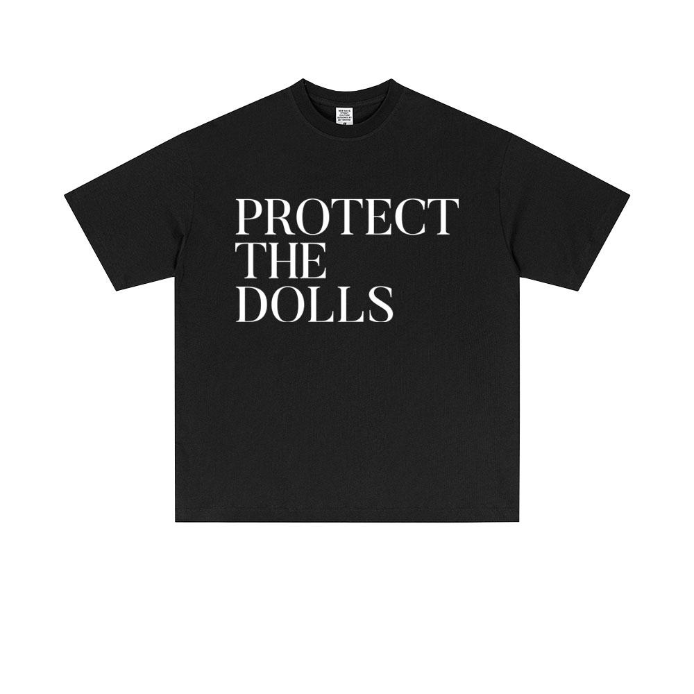 2026 SpringSummer Pedro Pascal Protect The Dolls Design Mens and Womens Fashion Retro TShirt S