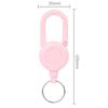 Macaron Color Retractable Keychain Outdoor Anti-Theft Easy-To-Pull Buckle Wire Rope Reel Elastic Key Ring Retractable Tool