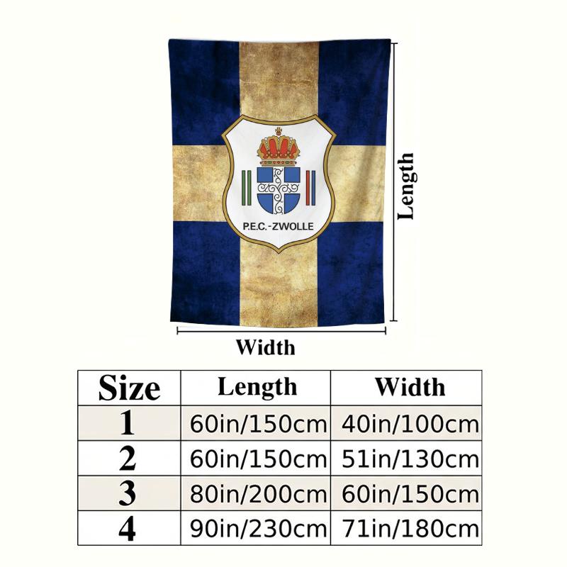 Pec Zwolle Wall Tapestry Aesthetic Wall Hanging Printed Fabric Blanket Decorative Tapestries For Bedroom Living Room Home Decor
