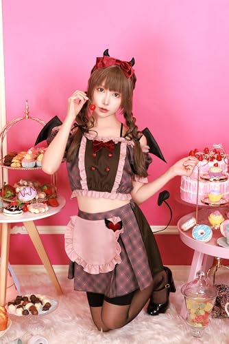 Clearstone Bitter Succubus Cosplay Costume for Halloween, Women's, Brown