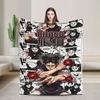 Choso Jujutsu Kaisen Flannel Blanket Super Warm Throw Blanket for Outdoor Camping Novelty Bedspread Sofa Bed Cover