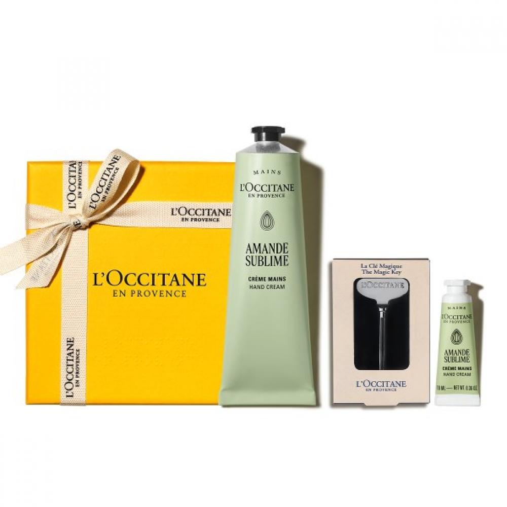 L Occitane Gift 150mL aLmond Hand Cream Set  +magic Key + deLuxe 1 Type Single option