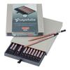 Crayon Graphite - Bruynzeel - Boîte de 12 - Tailles Assorties - Haute Qualité - Idéal pour Dessins Techniques