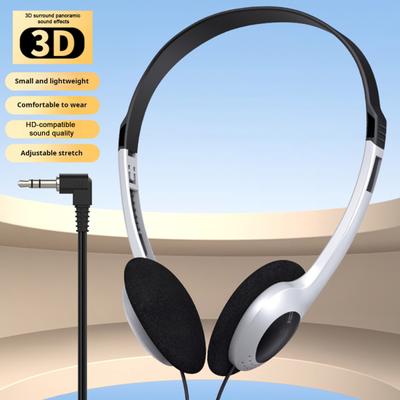 Headphones Wired Earphones Telescoping Design Low Latency Clear Sound Quality Ultralight On-Ear Headphones