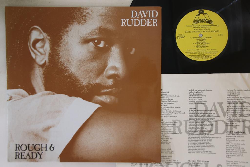 LP Record DAVID RUDDER - Rough & Ready CR016 LYPSOLAND 1991 Barbados Reggae, Ska & Dub Used