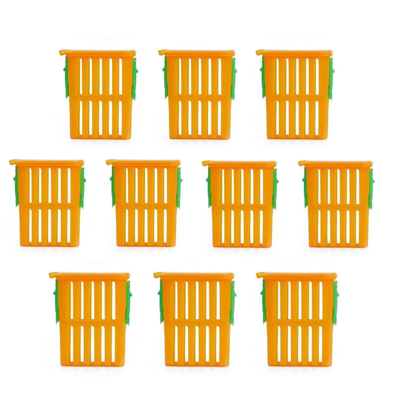 

Bee Queen Cages Plastics Beekeeping Bee Transport Rearing Cages with Sliding Doors Bee Marking Cage Beekeeping Tools